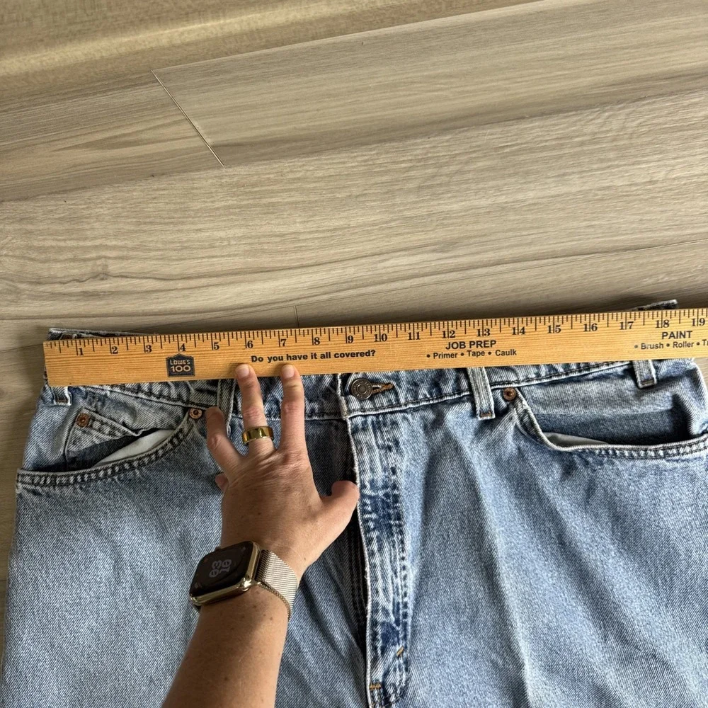 Vintage Orange Tab Levi's 560 Loose Fit Tapered Jeans Mens Sz 40x32 Made‎ USA #1
